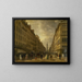 La rue de la Paix - Giuseppe Canella — gerahmtes Bild an der Wand