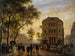 Das Theater des Ambigu-Comique und der Boulevard Saint-Martin - Giuseppe Canella — Ansicht des Kunstwerks