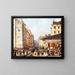 Les Halles - Giuseppe Canella — gerahmtes Bild an der Wand