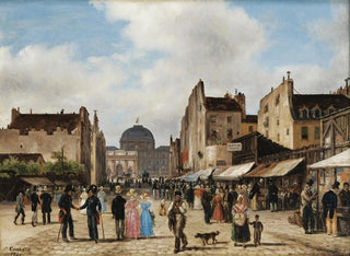 Giuseppe Canella - Paris la rue SaintNicaise.webp