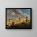 Turin, Blick auf die Piazetta Reale - Giuseppe Canella — gerahmtes Bild an der Wand