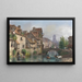 Vue de Rouen - Giuseppe Canella — gerahmtes Bild an der Wand