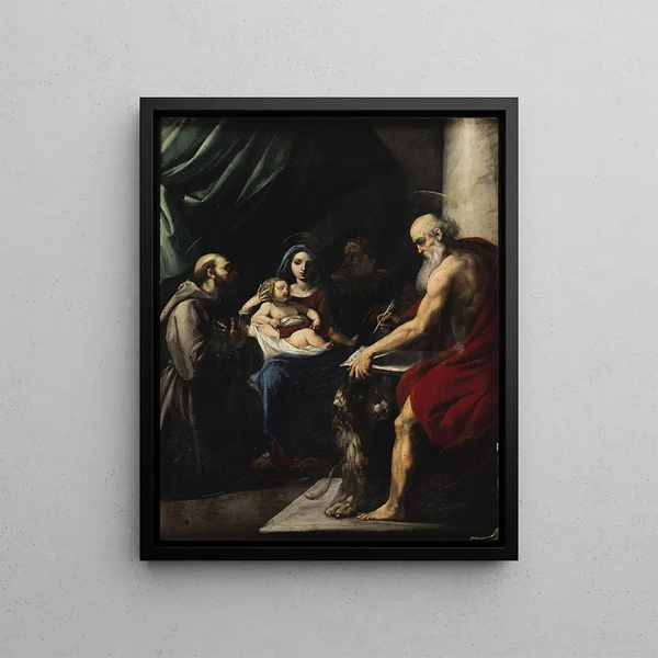 Giuseppe Cesari - Huile sur cuivre.webp