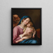 Die Heilige Familie - Giuseppe Cesari — gerahmtes Bild an der Wand