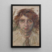 Portrait des Künstlers Paradisi - Giuseppe Cominetti — gerahmtes Bild an der Wand