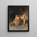 Der kleine Musiker - Giuseppe Costantini — gerahmtes Bild an der Wand