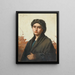 Portrait einer Mädchen - Giuseppe Ghedina — gerahmtes Bild an der Wand