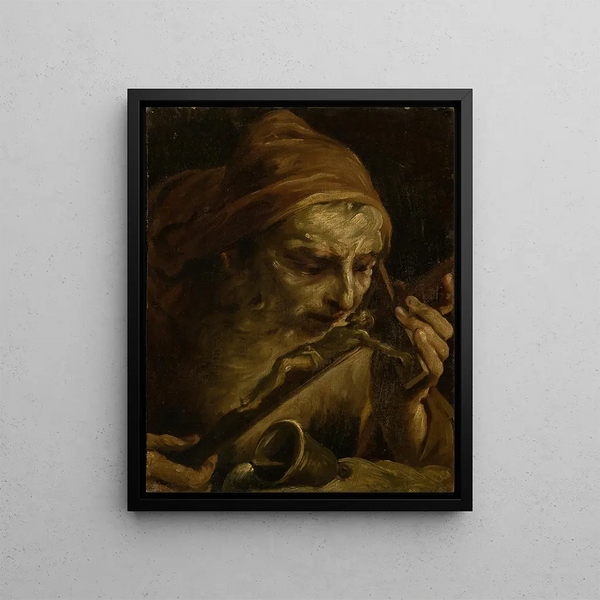 Giuseppe Maria Crespi - Anthony the Abbot Kissing the Crucifix.webp