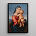 Madone Tempi nach Raphael - Giuseppe Mazzolini — gerahmtes Bild an der Wand