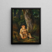 Die drei Affen - Giuseppe Penuti — gerahmtes Bild an der Wand