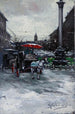Stadtansicht mit Kutsche - Giuseppe Solenghi — Ansicht des Kunstwerks