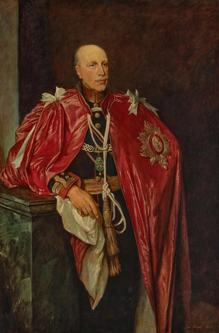 Glyn Warren Philpot - Reginald Baliol Brett 2nd Viscount Esher in the robes of the Order of the Bath.webp