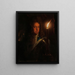 Portrait de Guillaume III 1650-1702 Prince d'Orange Stadhouder et à partir de 1689 Roi d'Angleterre - Godfried Schalcken — gerahmtes Bild an der Wand