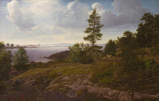 Godtfred Rump - Udsigt over skrgrden ved Elleholm i Blekinge.webp