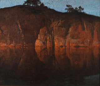 Nach dem Sonnenuntergang, Motiv des Archipels - Gottfrid Kallstenius — Ansicht des Kunstwerks