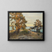 Küstenlandschaft bei Sonnenuntergang - Gottfrid Kallstenius — gerahmtes Bild an der Wand