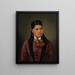 Maorisches Mädchen - Gottfried Lindauer — gerahmtes Bild an der Wand