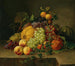 Ein großes Stillleben mit dekorativen Früchten - Gottfried Wilhelm Völcker — Ansicht des Kunstwerks