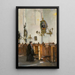 in der Kirche Sainte-Catherine in Hamburg - Gotthardt Kuehl — gerahmtes Bild an der Wand