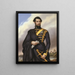 Charles XV 1826-1872 König von Schweden - Gotthelf Rudolf Asel — gerahmtes Bild an der Wand