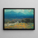 California Mohnfeld Gemälde - Granville Redmond — gerahmtes Bild an der Wand