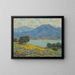 Landschaft - Granville Redmond — gerahmtes Bild an der Wand