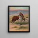 In der Wiese - Gray Lithograph & Co.. — gerahmtes Bild an der Wand