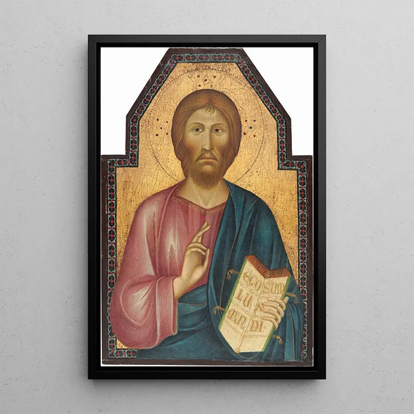 Christus segnend - Grifo di Tancredi — gerahmtes Bild an der Wand