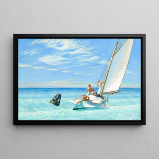 Grundschwell - Edward Hopper | Kunstdruck Wanddekoration Gemälde Plakat Kopie