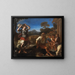 Erminia et les bergers - Guercino — gerahmtes Bild an der Wand