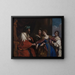 Esther vor Assuérus - Guercino — gerahmtes Bild an der Wand
