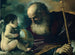 Gott Vater und ein Engel - Guercino — Ansicht des Kunstwerks