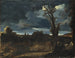Landschaft bei Mondschein - Guercino — Ansicht des Kunstwerks