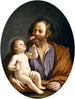 Saint Joseph mit dem Jesuskind - Guercino — Ansicht des Kunstwerks