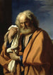 Saint Pierre pénitent - Guercino — Ansicht des Kunstwerks