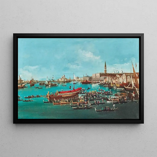 Guglielmo Da Re - The Bucintoro with the church of San Nicol al Lido Venice Copy.webp