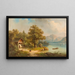 Am Vierwaldstättersee - Guido Hampe — gerahmtes Bild an der Wand