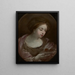 Buste einer Frau mit Turban - Guido Reni — gerahmtes Bild an der Wand