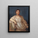 Portrait eines Mädchens mit Krone - Guido Reni — gerahmtes Bild an der Wand