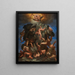 Die Niederlage der Giganten - Guido Reni — gerahmtes Bild an der Wand