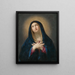 La Madone en prière - Guido Reni — gerahmtes Bild an der Wand