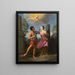 Der Märtyrertod der heiligen Apollonia - Guido Reni — gerahmtes Bild an der Wand