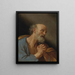 Der bußfertige Heilige Petrus - Guido Reni — gerahmtes Bild an der Wand
