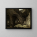 Grotte mit Maultierzüchtern - Guillam Dubois — gerahmtes Bild an der Wand
