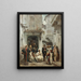 La Performance - Guillaume Charles Brun — gerahmtes Bild an der Wand