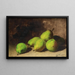 Birnen - Guillaume-Romain Fouace — gerahmtes Bild an der Wand