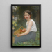 La fille aux cerises - Guillaume Seignac — gerahmtes Bild an der Wand