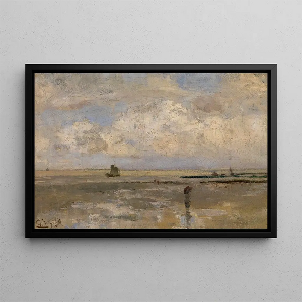 Strand - Guillaume Vogels — gerahmtes Bild an der Wand
