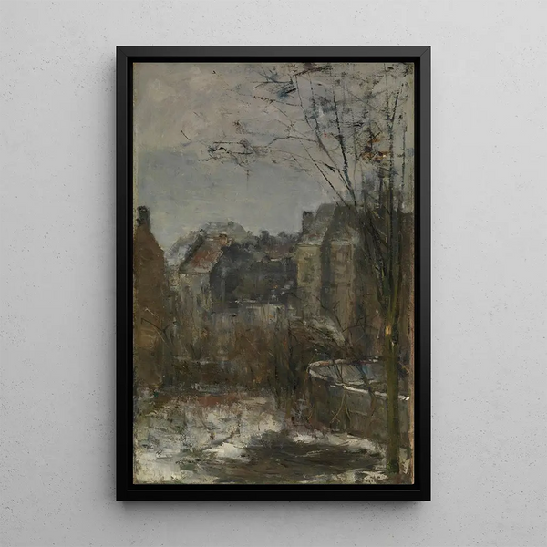 Mein Garten - Guillaume Vogels — gerahmtes Bild an der Wand