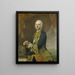 Portrait des Vizeadmirals Hendrik Lijnslager, Sohn von Harmen Lijnslager und Judith Allijn - Guillaume de Spinny — gerahmtes Bild an der Wand